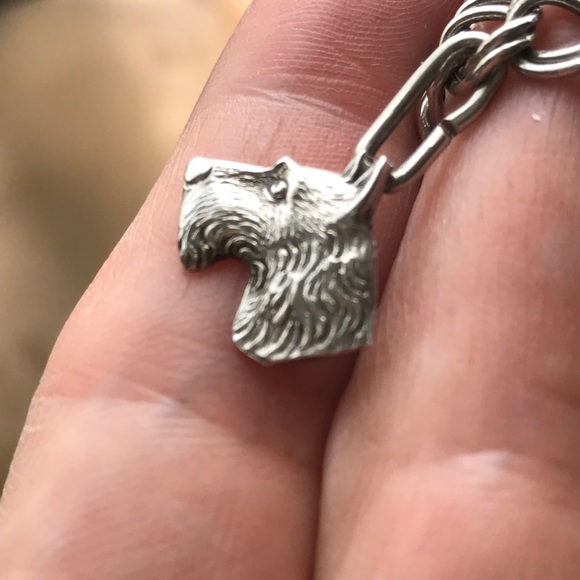 VINTAGE Charm Bracelet Kinetic Sterling Silver MOVING! dog show horse - Picture 7 of 10